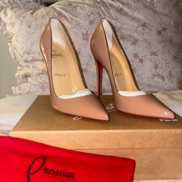 Christian Louboutin Beige Stiletto Heels - Picture 4 of 6